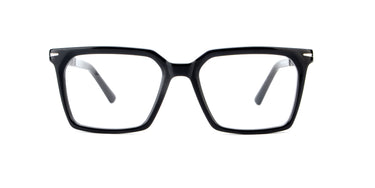 Women Vista Eyeglasses: Prinz - Black - SpaceSMART Eye Clinic (Front View)